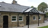 New rear entrance